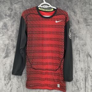 Nike pro combat compression shirt 2xl Red Black